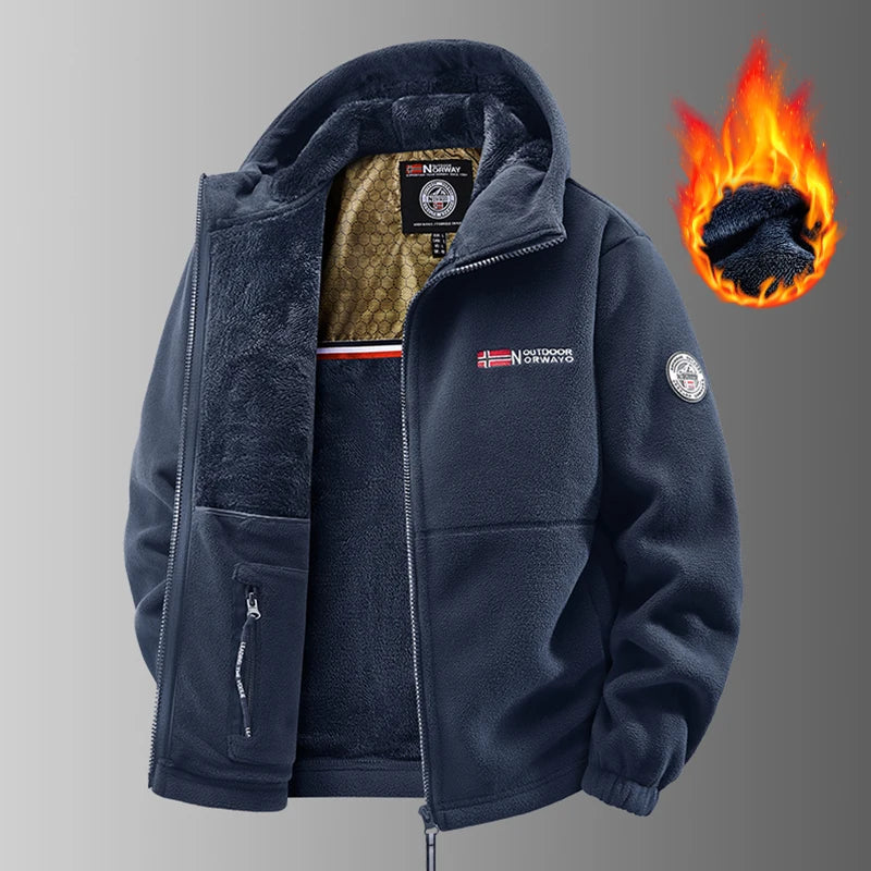 Men Heated Jacket Winter Polar Fleece Jacket Men Thermal Fleece Tactical Sports Coat Militar Softshell Hiking Outdoor Army Jacke